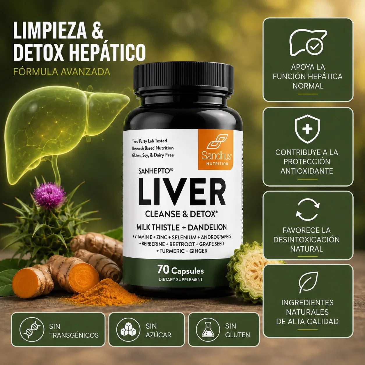 Liver Cleanse Detox - Limpieza hepática para sanar el hígado graso naturalmente 💚